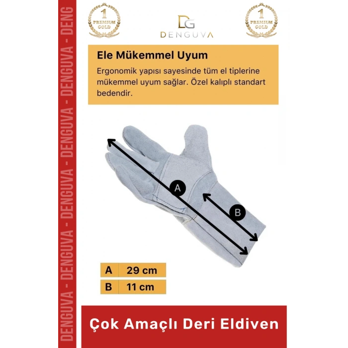 #ÇokAmaçlıDeriEldiven Isıya Dayanıklı Yanmaz Su Geçirmez Lamineli Ergonomik Kaliteli Çok Amaçlı Deri Eldiven
