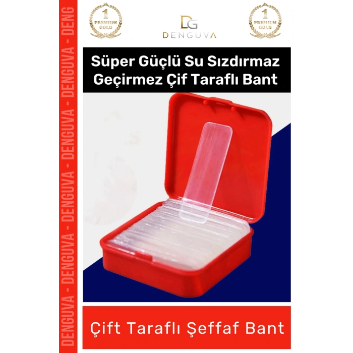 #ŞeffafBant Nano PU Jel Güçlü Yıkanabilir Tekrar Kullanılabilir Dayanıklı Yapışkan Çift Taraflı Şeffaf Bant