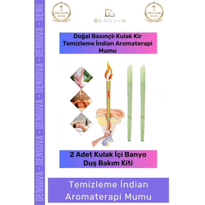 #KulakTemizlemeAparatı Doğal Kulak Temizleme Aparatı Profesyonel Bakım Seti İndian Aromaterapi Mumu 2 Adet