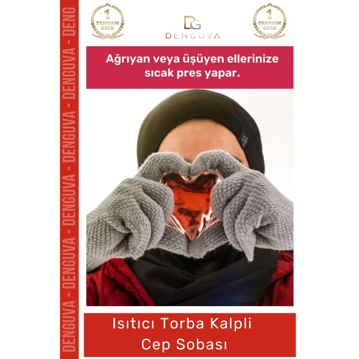 #CepSobası Kalp Şeklinde Sihirli Jel El Isıtıcısı 2li Set Kamp Isıtıcı Torba Kalpli Cep Sobası