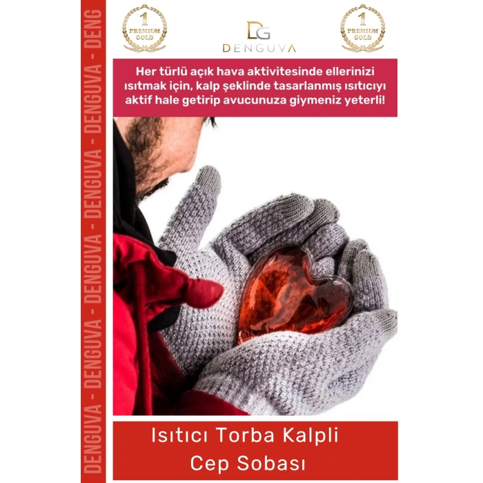 #CepSobası Kalp Şeklinde Sihirli Jel El Isıtıcısı 2li Set Kamp Isıtıcı Torba Kalpli Cep Sobası