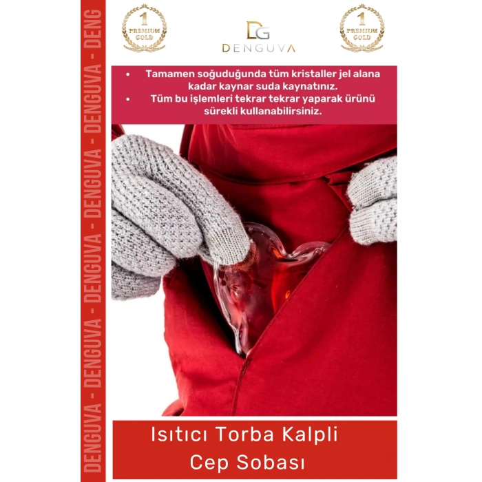 #CepSobası Kalp Şeklinde Sihirli Jel El Isıtıcısı 2li Set Kamp Isıtıcı Torba Kalpli Cep Sobası