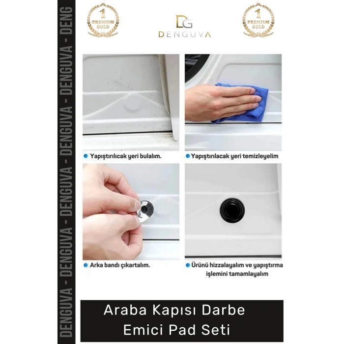 #DarbeEmici Koruyucu Şeffaf Silikon Sessiz Bagaj Kaput Çizik Araba Kapısı Darbe Emici Pad Seti