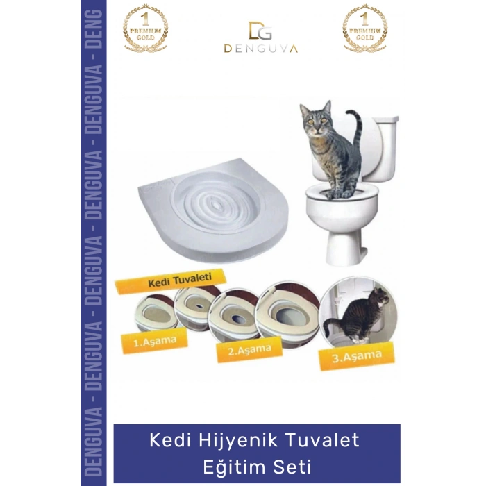 #KediKlozeti Özel Üretim Ekonomik Çevre Dostu Klozet Uyumlu Catnip Katkılı Kedi Hijyenik Tuvalet Eğitim Seti