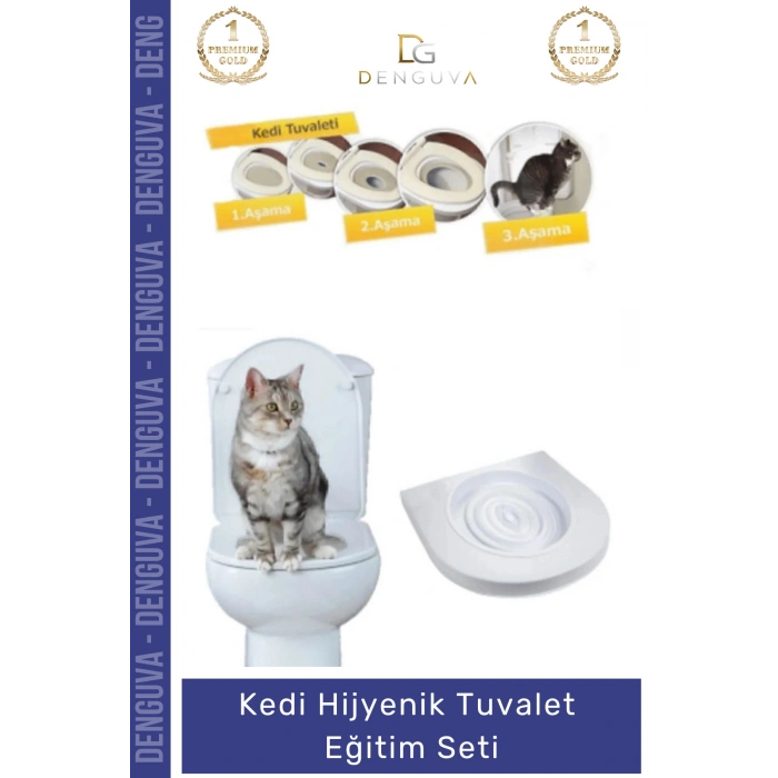 #KediKlozeti Özel Üretim Ekonomik Çevre Dostu Klozet Uyumlu Catnip Katkılı Kedi Hijyenik Tuvalet Eğitim Seti