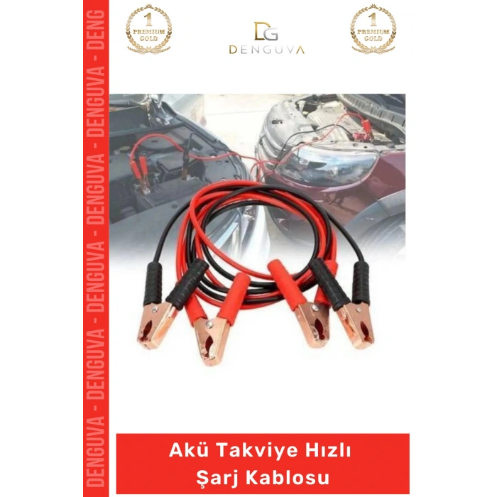 #AküTakviye 1200 Amper 100 Bakır Kalın Yüksek İletken Güçlü Oto Akü Takviye Hızlı Şarj Kablosu
