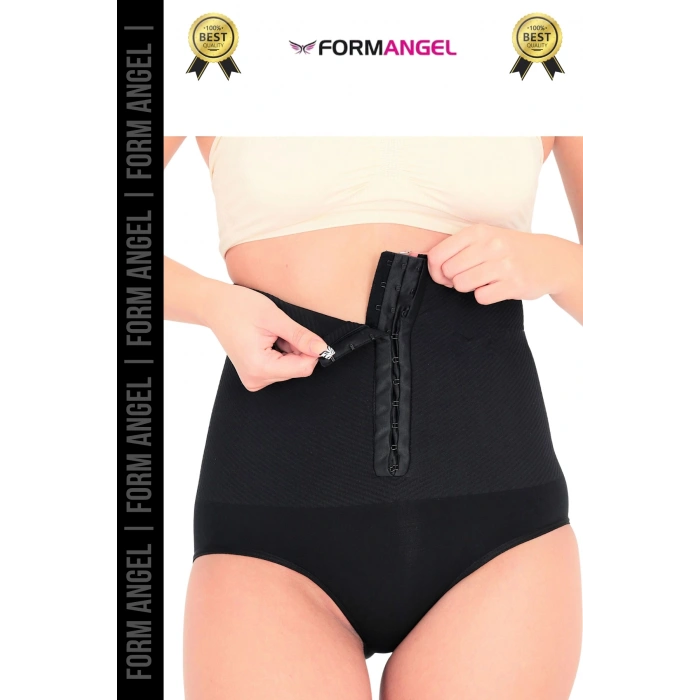 #Korse Vücut Şekillendiren Toparlayıcı Kaymaz Agraflı Yüksek Bel Slip Kadın Külot Korse - 2 Adet