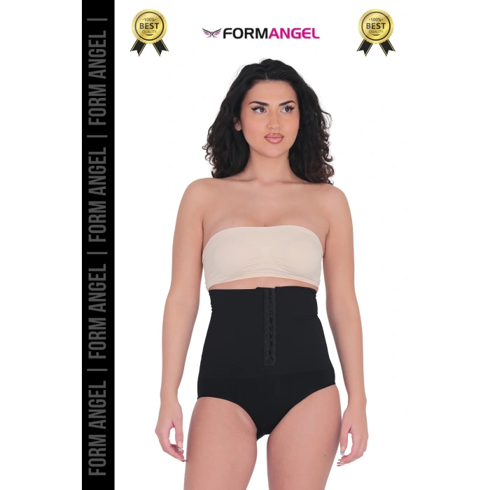 #Korse Vücut Şekillendiren Toparlayıcı Kaymaz Agraflı Yüksek Bel Slip Kadın Külot Korse - 2 Adet