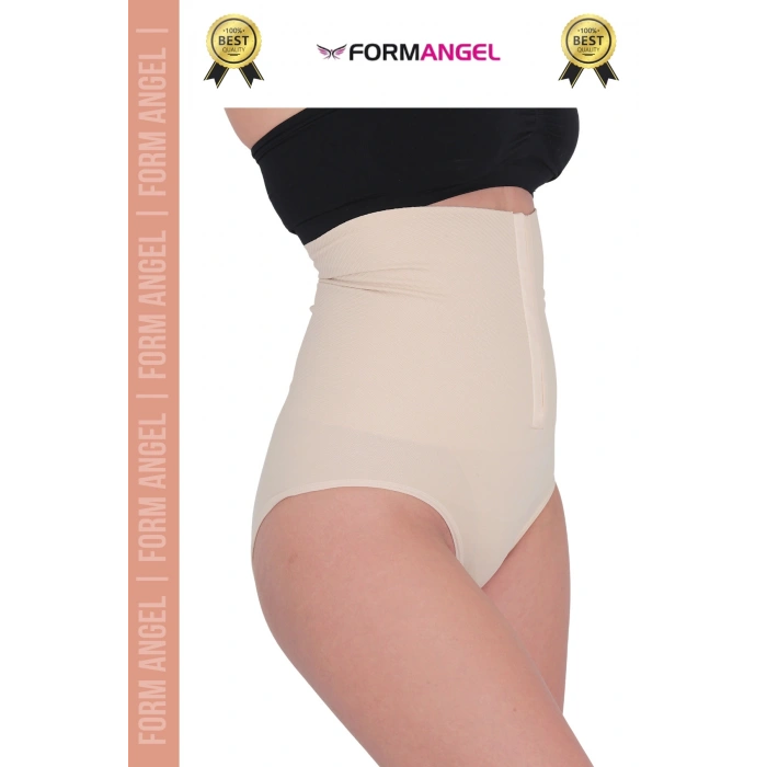 #Korse Vücut Şekillendiren Toparlayıcı Kaymaz Agraflı Yüksek Bel Slip Kadın Külot Korse - 3 Adet