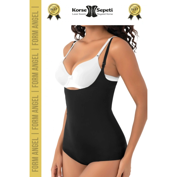 #Korse İz Göstermeyen Toparlayıcı Vücut Şekillendiren Lazer Kesim Gögüs Altı Bady Korse - 4 Adet
