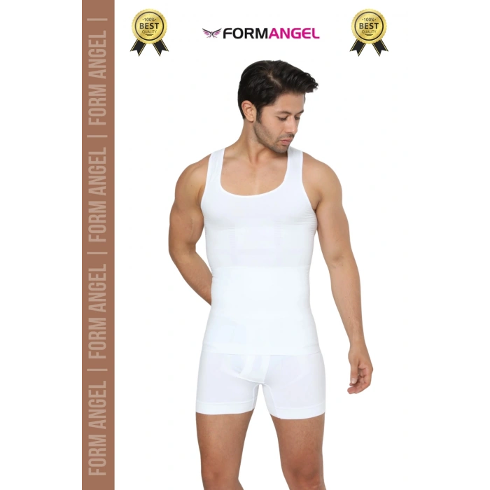 #ErkekKorse Dik Duruş Vücut Bel Göğüs Toparlayıcı Göbek Sıkılaştırıcı Erkek Korse Atlet 2li Set