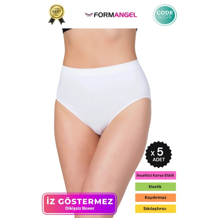 #BatoKorse Seamless Karın Toparlayıcı Sıkılaştırıcı Kadın Dikişsiz Yüksek Bel Bato Korse - 5 Adet