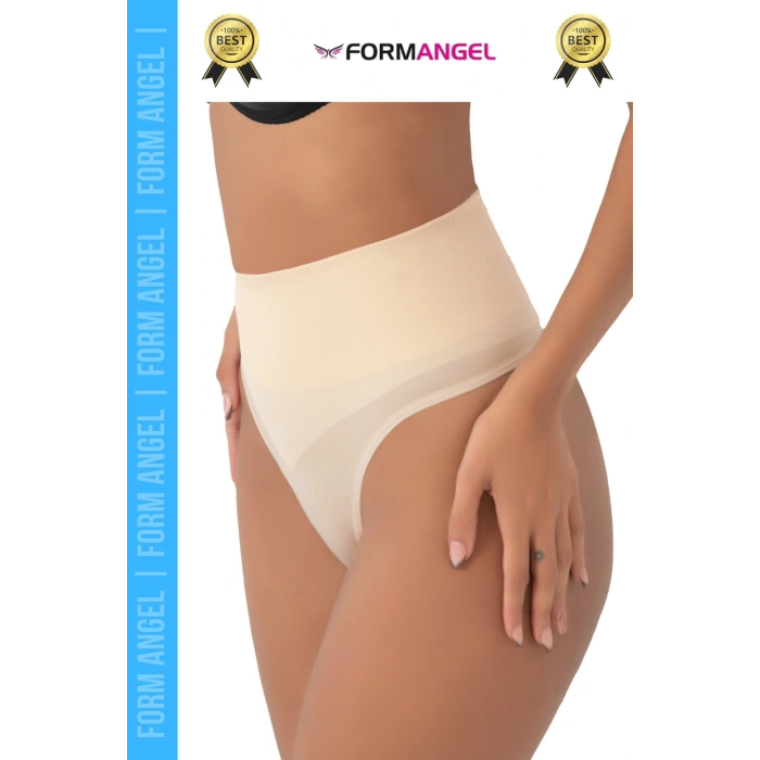 #Korse İz Yapmaz Kaymayan Seamless Alt Karın Göbek Toparlayıcı String Külot Kadın Korse - 2 Adet