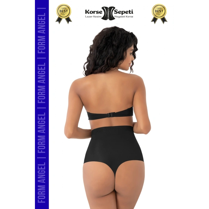 #Korse İz Yapmaz Göstermeyen Kaymaz Doku Toparlayıcı Sıkılaştıran Lazer Kesim String Korse - 5 Adet