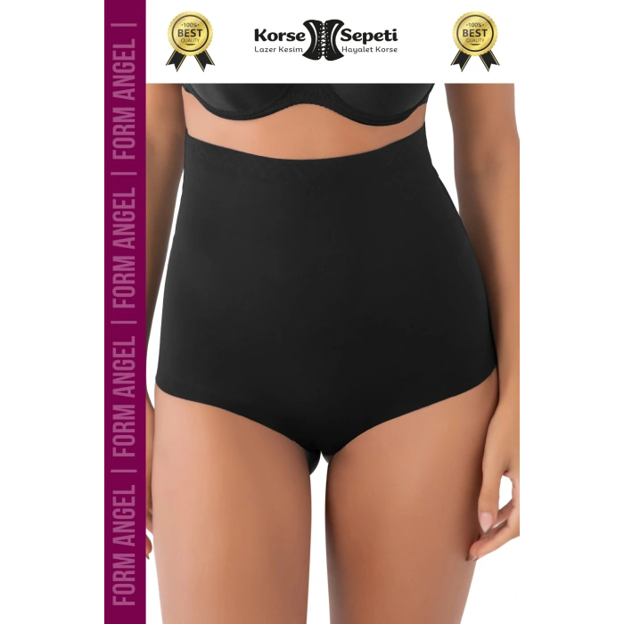 #Korse Toparlayıcı Kaymaz 2 Beden Küçülten Kadın Lazer Kesim Yüksek Bel Slip Korse - 3 Adet