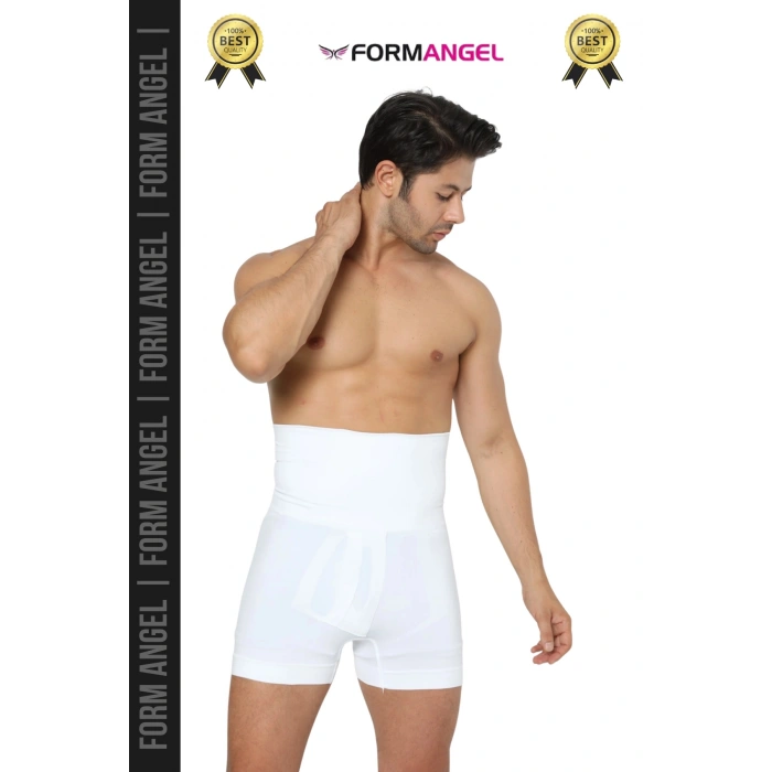 #BoxerKorse Göbek Düzleştirici Bel Basen Toparlayıcı Sıkılaştırıcı Duble Erkek Boxer Korse - 4 Adet