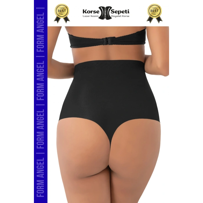 #Korse İz Yapmaz Göstermeyen Kaymaz Doku Toparlayıcı Sıkılaştıran Lazer Kesim String Korse - 3 Adet