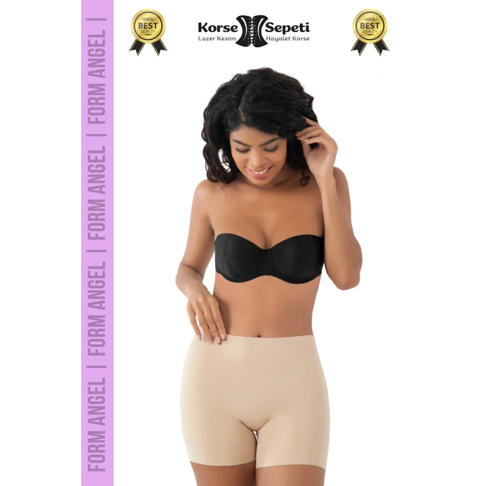 #Korse İz Göstermeyen Kaymaz Basen Toparlayıcı Şekillendiren Lazer Kesim Korse Boxer - 1 Adet