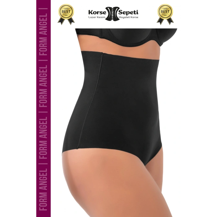 #Korse Toparlayıcı Kaymaz 2 Beden Küçülten Kadın Lazer Kesim Yüksek Bel Slip Korse - 4 Adet