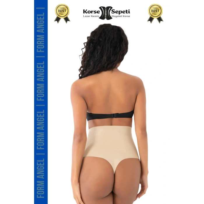 #Korse İz Yapmaz Göstermeyen Kaymaz Doku Toparlayıcı Sıkılaştıran Lazer Kesim String Korse 4lü Set