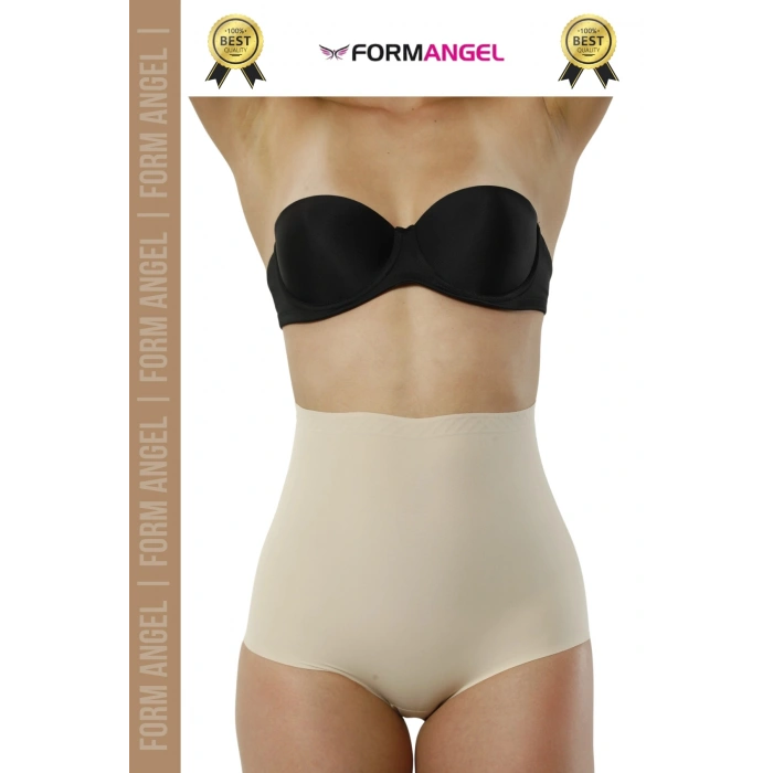 #Korse 2 Beden İncelten Toparlayıcı İz Göstermeyen Kaymaz Kadın Lazer Kesim Slip Korse - 4 Adet