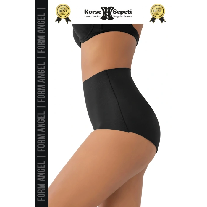#Korse İz Yapmayan 2 Beden Küçülten Kaymaz Toparlayıcı Lazer Kesim Slip Korse - 4 Adet