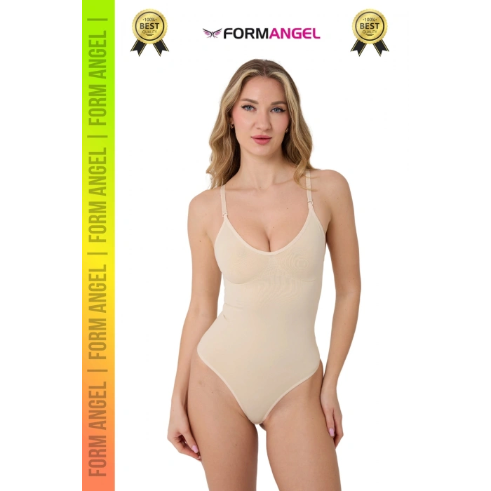#Korse İz Bırakmayan Kaymaz Seamless Toparlayıcı Dikişsiz Kadın Çıtçıtlı String Body Korse 6lı Set