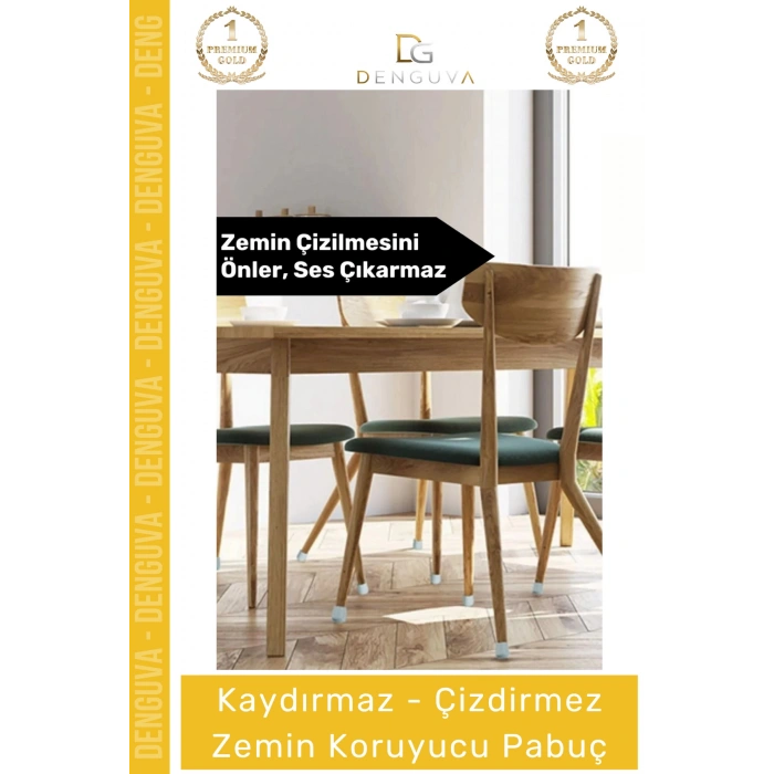 #ZeminKoruyucuSilikon Silikon Mobilya Zemin Çizilme Önleyici Gürültü Kesici Kapak Pabuç Ayak Kılıf - 12 - Adet