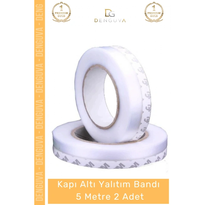 #YalıtımBandı Polimer Silikon Kapı Altı Rüzgar Toz Isı Yalıtımı Yalıtım Şeffaf Şerit Bant 5mt - 2 Adet