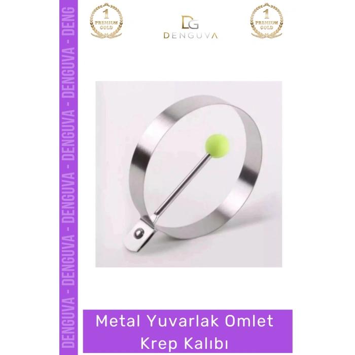 #OmletKalıbı Metal Yanmaz Yapışmaz Paslanmaz Çelik Profesyonel Kahvaltı Sunum Yuvarlak Omlet Krep Kalıbı