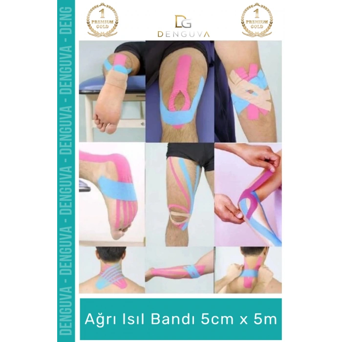 #AğrıBandı Kore Ginsengli Glukozamin Gümüş İyonu Saponin Omuz Karın Kalça Ağrı IsıI Bandı 5cm x 5m