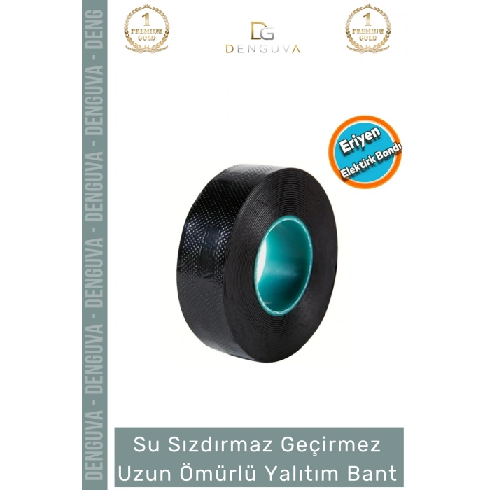 #YalıtımBandı Kendinden Eriyen EPR Bazlı Yüksek Voltaj 19mm 08mm 5 Metre Kauçuk Yalıtım Bandı - 1 - Adet