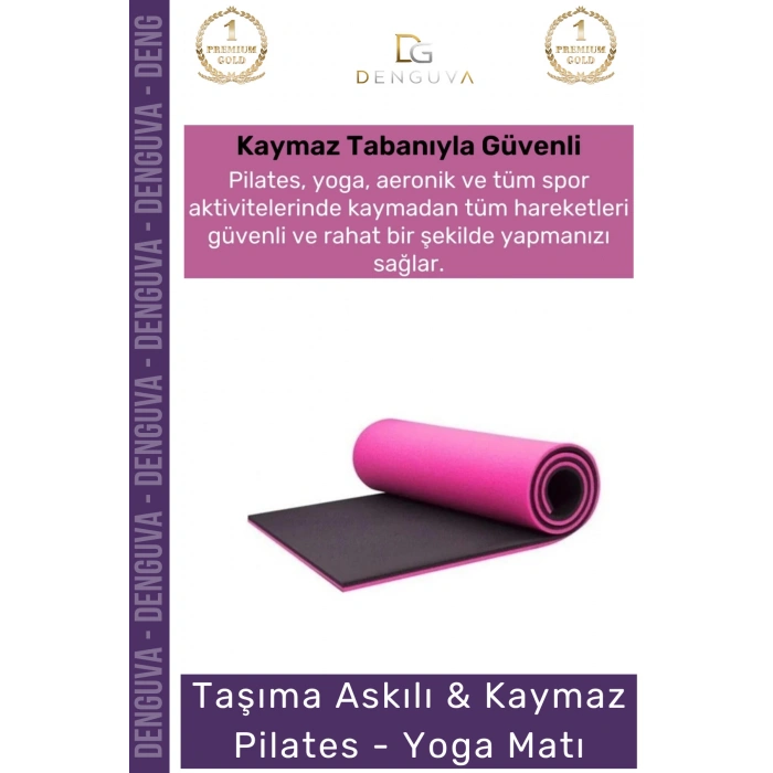 #MeditasyonMinderi Taşıma Askılı Dayanıklı Uzun Ömürlü Konfor Kamp Pilates Yoga Meditasyon Minderi 16mm Mat