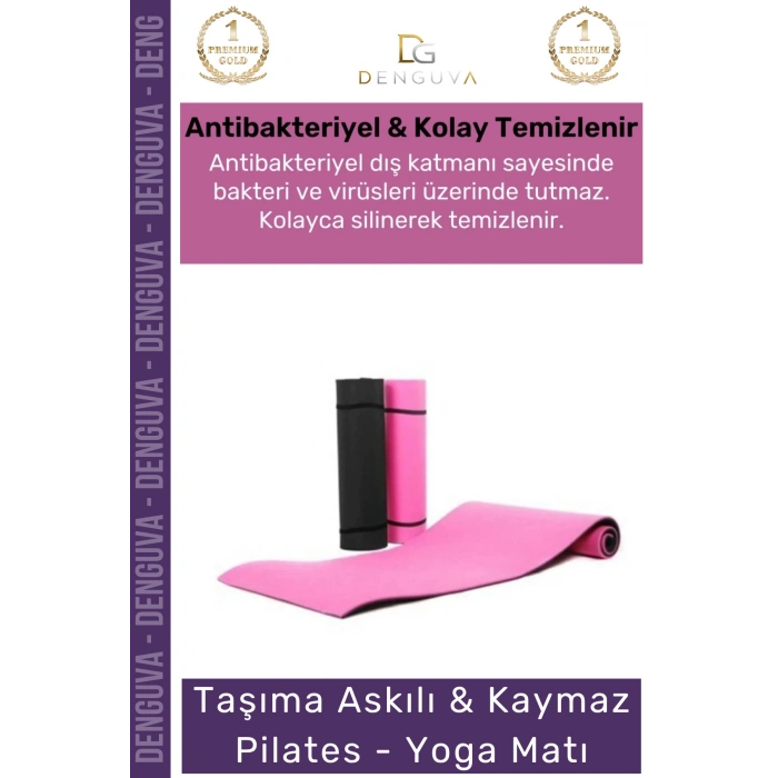 #MeditasyonMinderi Taşıma Askılı Dayanıklı Uzun Ömürlü Konfor Kamp Pilates Yoga Meditasyon Minderi 16mm Mat