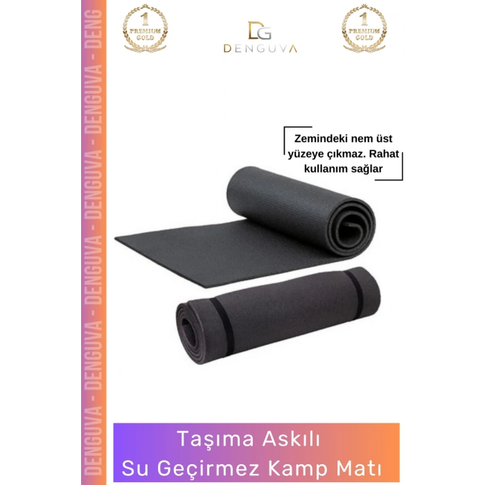 #KampMatı Taşıma Askılı Dayanıklı Kamp Pilates Yoga Spor Fitness Egzersiz Kaymaz Uyku Matı Yer Minderi