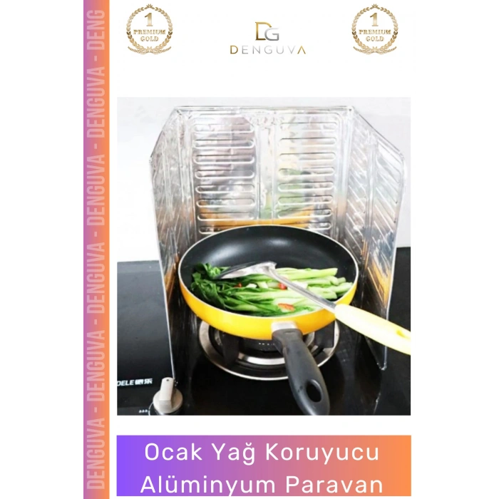 #YağKoruyucuParavan Katlanır Ocak Sıçrama Önleyici Isıya Dayanıklı Panel Tip Yağ Koruyucu Alüminyum Paravan