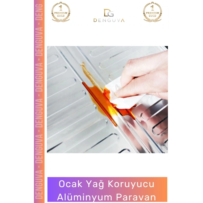 #YağKoruyucuParavan Katlanır Ocak Sıçrama Önleyici Isıya Dayanıklı Panel Tip Yağ Koruyucu Alüminyum Paravan