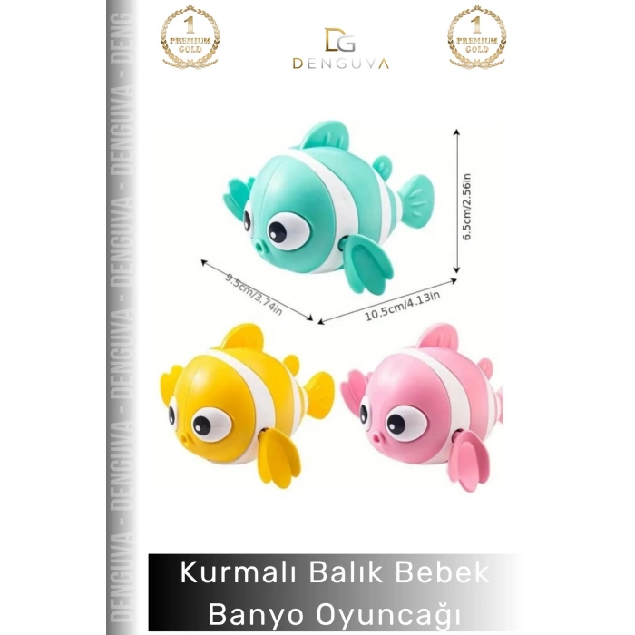 #Oyuncak Kurmalı Balık Bebek Eğitici Hareketli Havuz Deniz Aktivite Seti Çocuk Banyo Su Oyuncağı