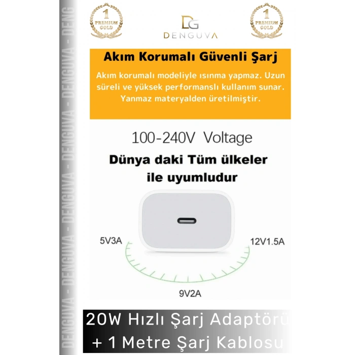 #ŞarjAdaptör 20W Hızlı Şarj Adaptör Seti Lightning Data Type C Kablosu 7 8 X 11 12 13 14 15 Plus Pro