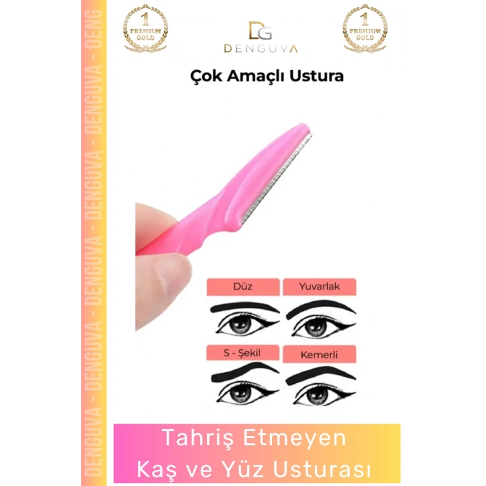 #PratikUstura Ergonomik Yapı Kolay Kullanım Hassas Ciltler Pratik Kaş Yüz Usturası