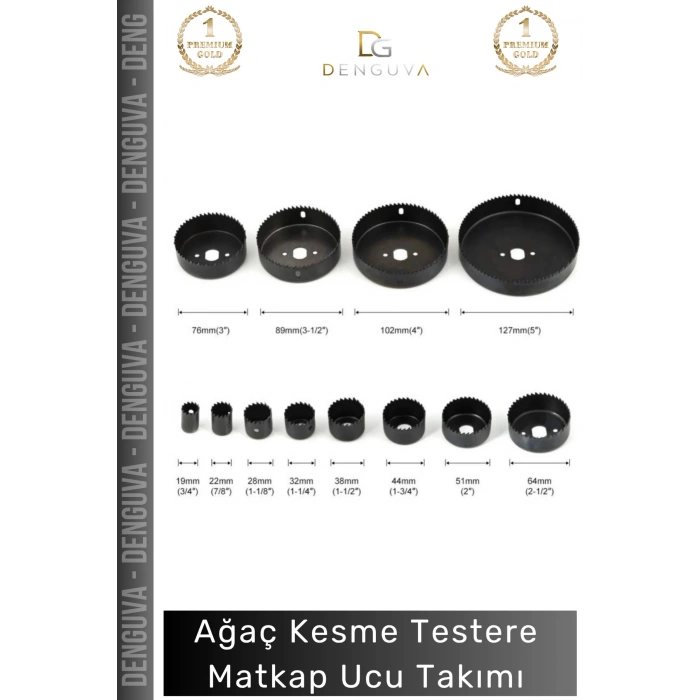 #MatkapUcuTakımı 16 Parça Panç Seti Metal Ahşap Plastik Alüminyum Delme Aparatı Kesme Matkap Ucu Takımı
