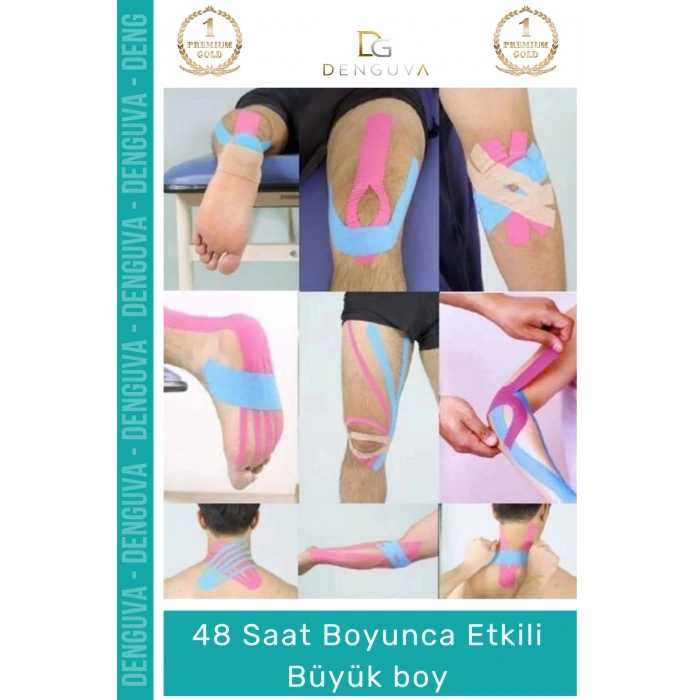 #AğrıBandı Kırmızı Kore Ginsengli Gümüş İyonlu Glukozaminli Destekleyici Ağrı IsıI Bandı 5cm x 5m