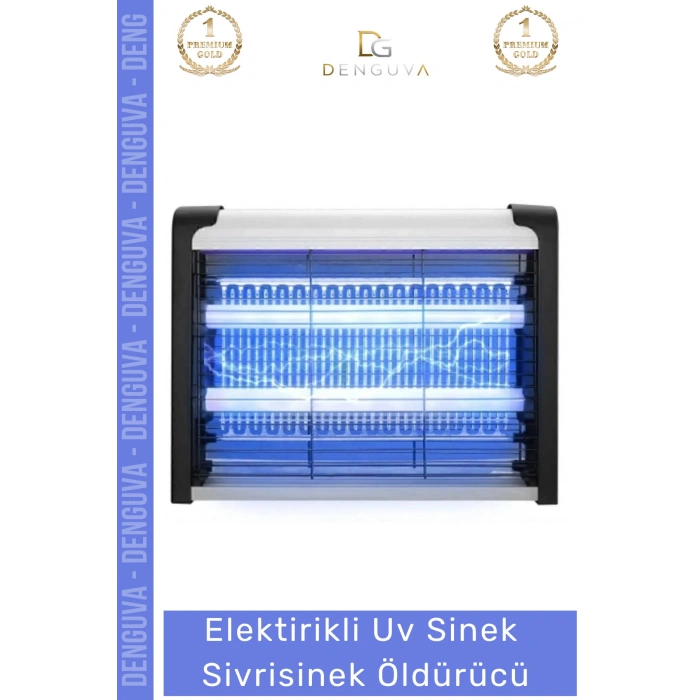 #SinekÖldürücü 37x25cm 6w 2000v Çift Floresan Mor Işık Etkili Kaliteli Askılı Sinek Sivrisinek Öldürücü