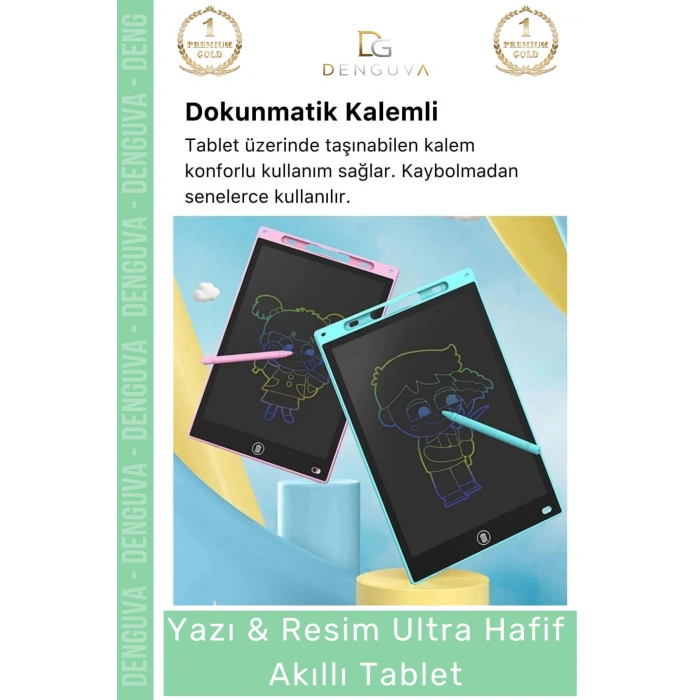 #AkıllıTablet Dijital LCD Grafik Çizim Not Tutma Paneli Yazı Tahtası Hafif Resim Akıllı Tablet 8,5 Inç