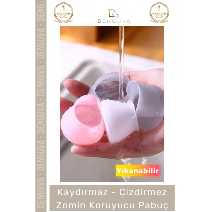 #MasaPabucu Silikon Sandalye Masa Mobilya Koruyucu Kaydırmaz Zemin Çizilmez Pabuç Ayak Kılıf 12 Adet