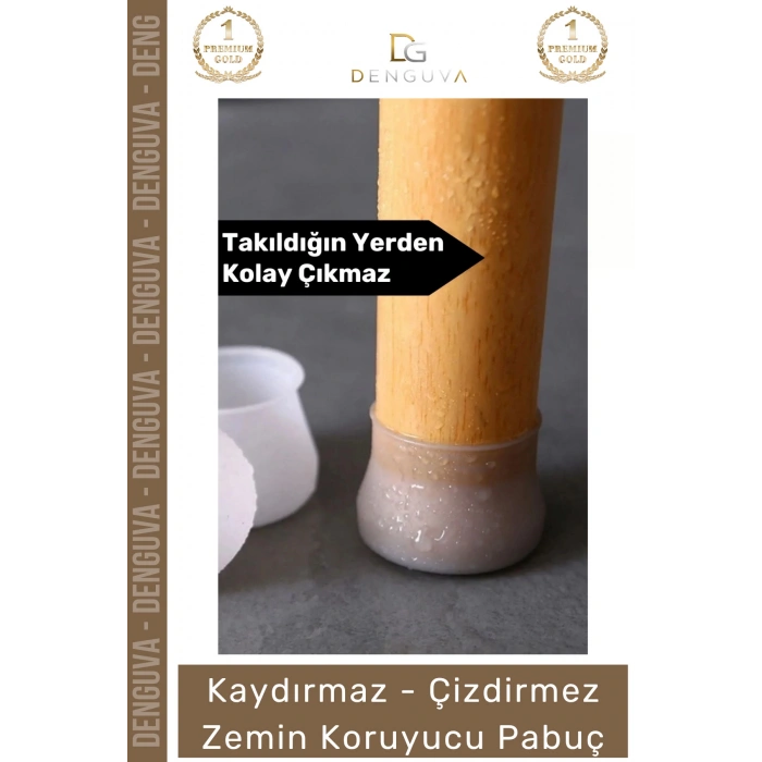 #MasaPabucu Silikon Mobilya Koruyucu Sandalye Çizik Önleyici Gürültü Kesici Pabuç Ayak Kılıf 12 Adet