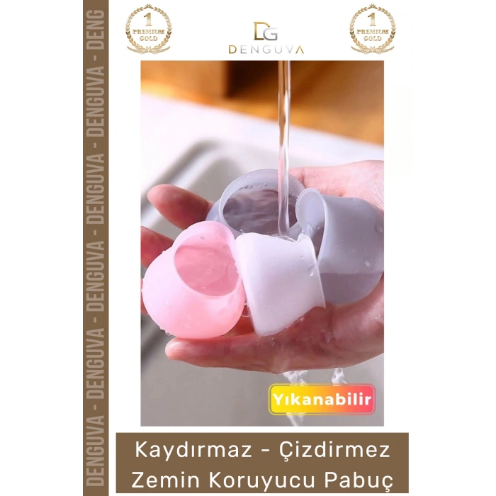 #MasaPabucu Silikon Mobilya Koruyucu Sandalye Çizik Önleyici Gürültü Kesici Pabuç Ayak Kılıf 12 Adet