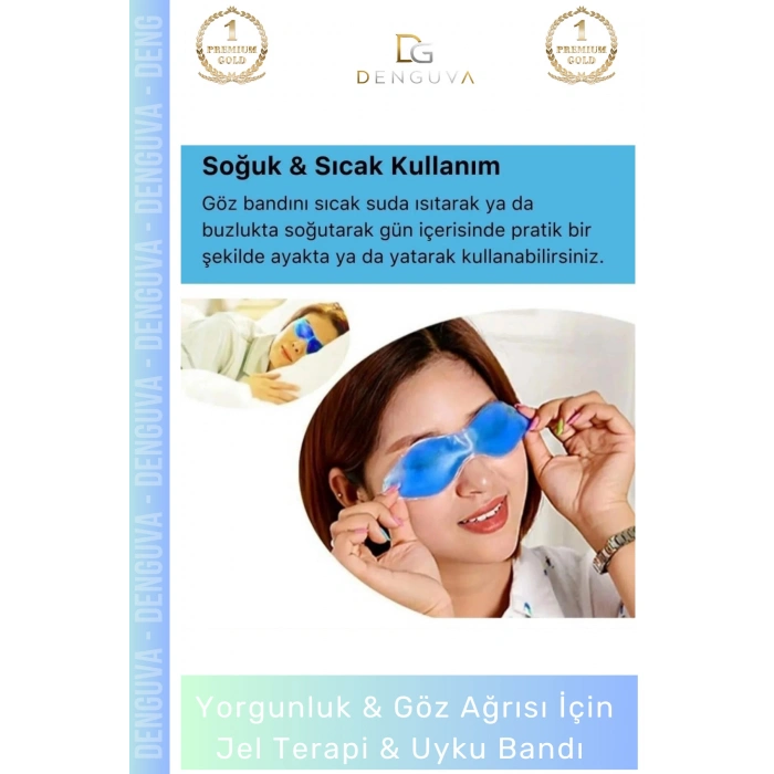 #JelGözBandı Soğuk Sıcak Terapi Maskesi Rahatlatıcı Göz Dinlendirici Hafif Dinlendirme Jel Uyku Bandı