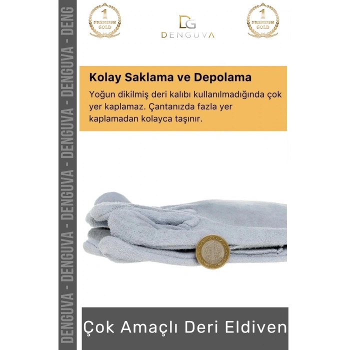 #YanmazEldiven Isıya Dayanıklı Yanmaz A Kalite Lamineli Su Geçirmez Pütürlü Konforlu Çok Amaçlı Deri Eldiven