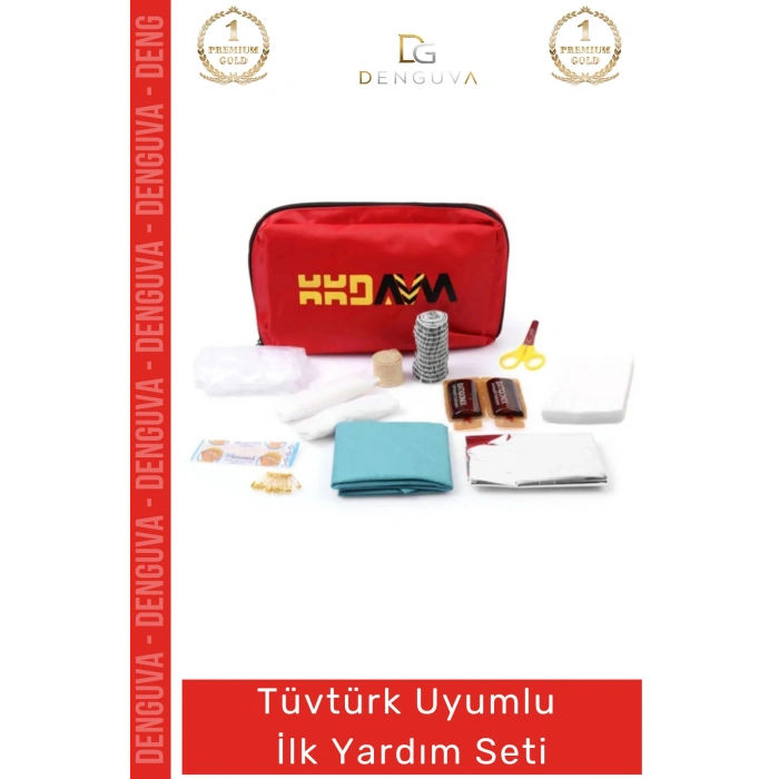 #İlkYardımSeti Araç Motosiklet Ecza Çantası Güvenlik Ekipmanları Çok Amaçlı Ilk Yardım Bez Çantalı Set